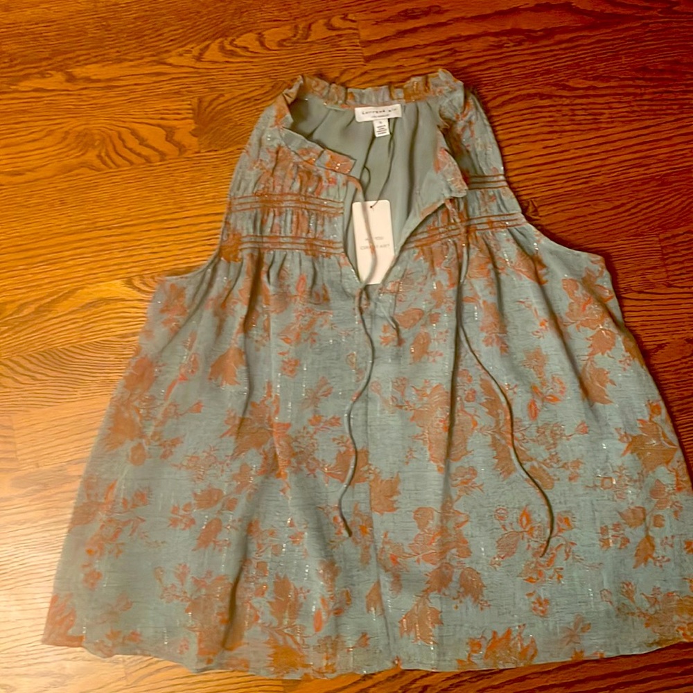 Current Air floral printed halter top
